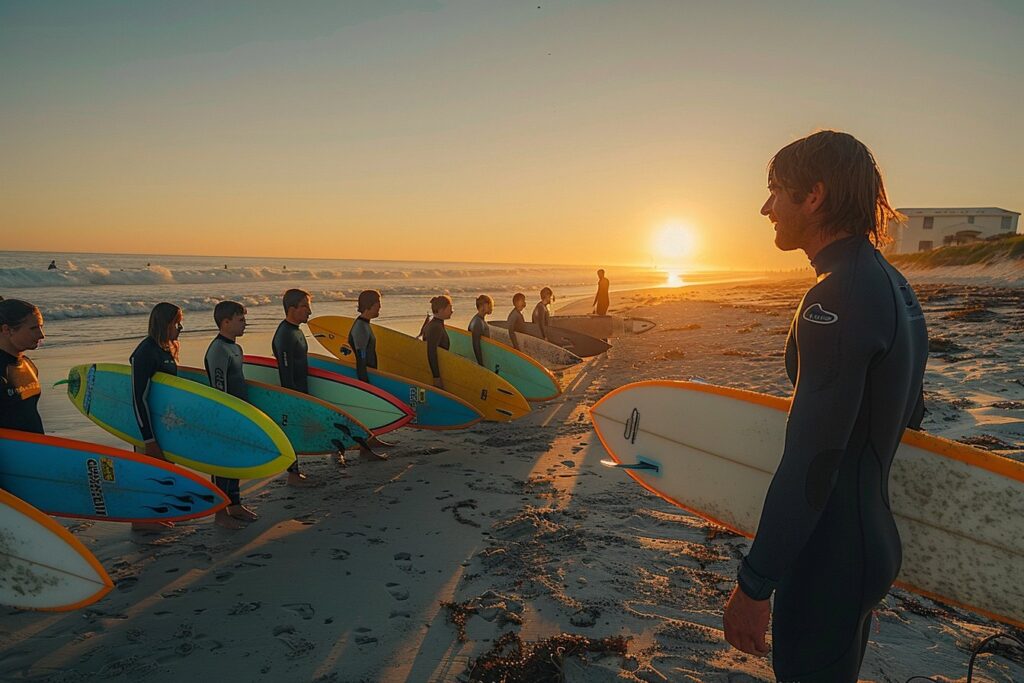 Débutant en surf ? Optez pour nos cours collectifs à Capbreton et progressez rapidement