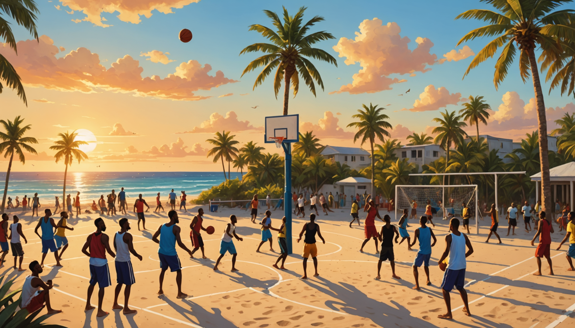 découvrez où jouer au basket sur la plage et participez à des matchs pickup dynamiques après votre baignade. profitez de terrains de qualité, d’une ambiance conviviale et d’un moment sportif idéal après la bronzette.