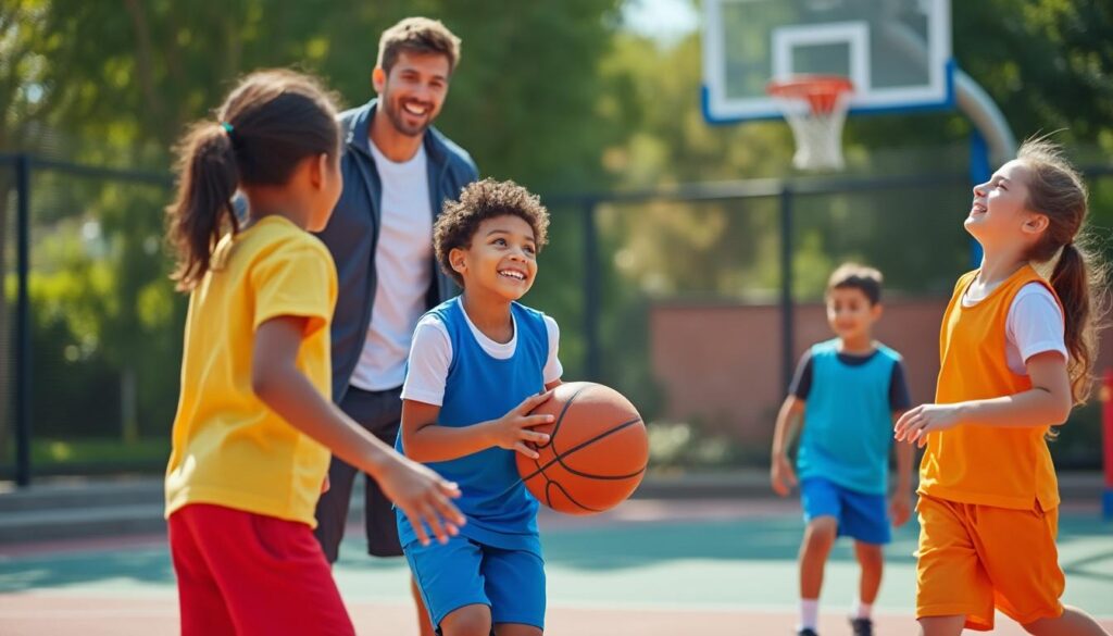 Le basket comme école de vie pour les enfants
