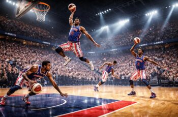 Basket-ball HTV organise des spectacles sportifs avec Harlem Globetrotters et dunk contests à Bercy