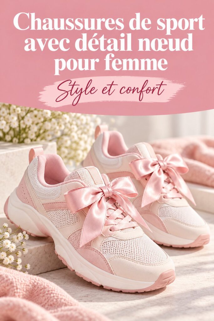 Baskets avec nœud : élégance et confort