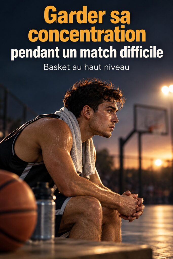 Garder sa concentration pendant un match difficile