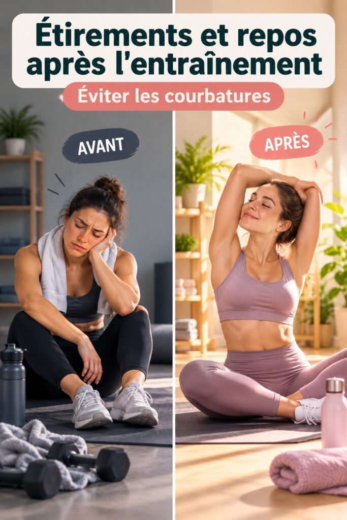 Un joueur de basket réalisant un étirement après un entraînement.
